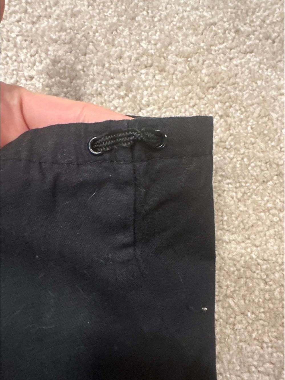 (3)Saint Laurent Black Dust Bag with White Logo